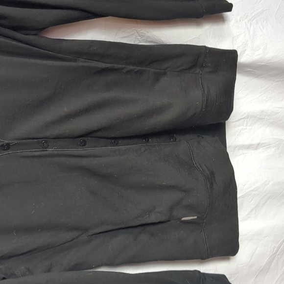 Icebreaker cardigan black Merino wool medium - Picture 3 of 6